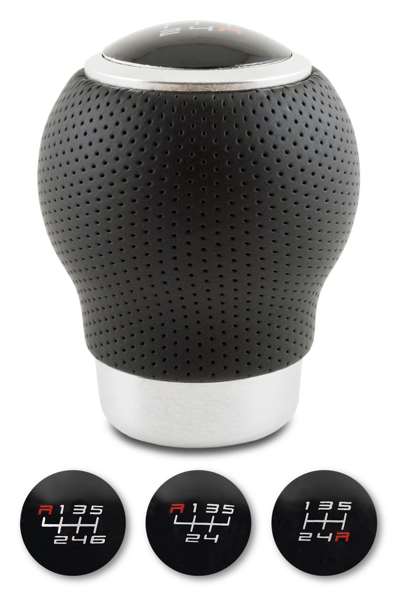 POMMEAU CUIR NOIR ROND BAGUE MARCHE AR + 3 PASTILLES DE VITESSES z