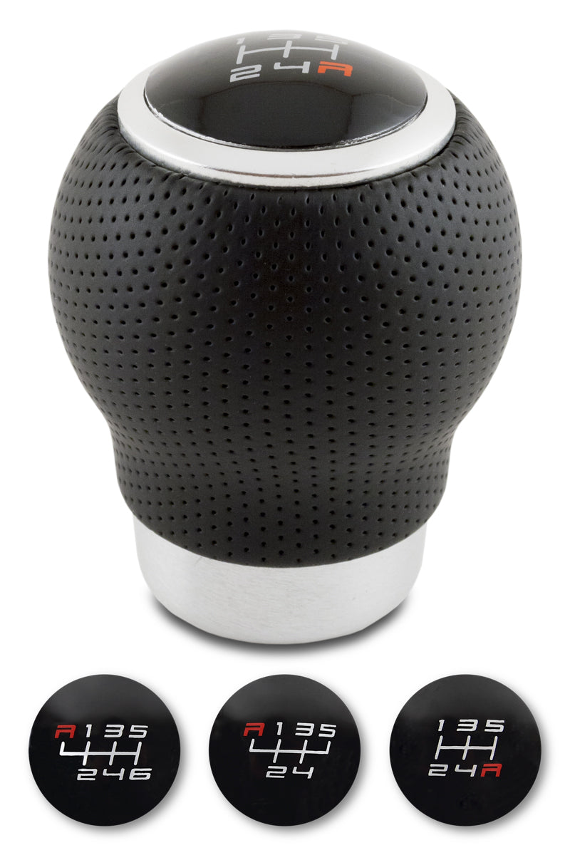 POMMEAU CUIR NOIR ROND BAGUE MARCHE AR + 3 PASTILLES DE VITESSES z