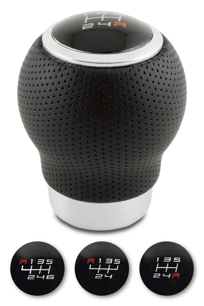 POMMEAU CUIR NOIR ROND BAGUE MARCHE AR + 3 PASTILLES DE VITESSES z