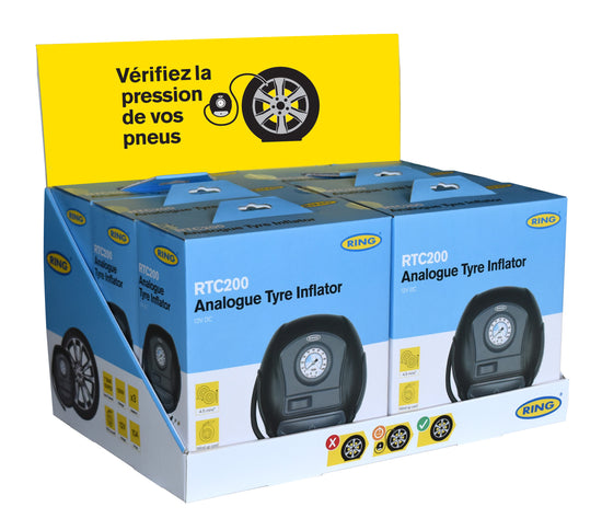 PRESENTOIR 6 COMPRESSEURS D'AIR ANALOGIQUE RTC200