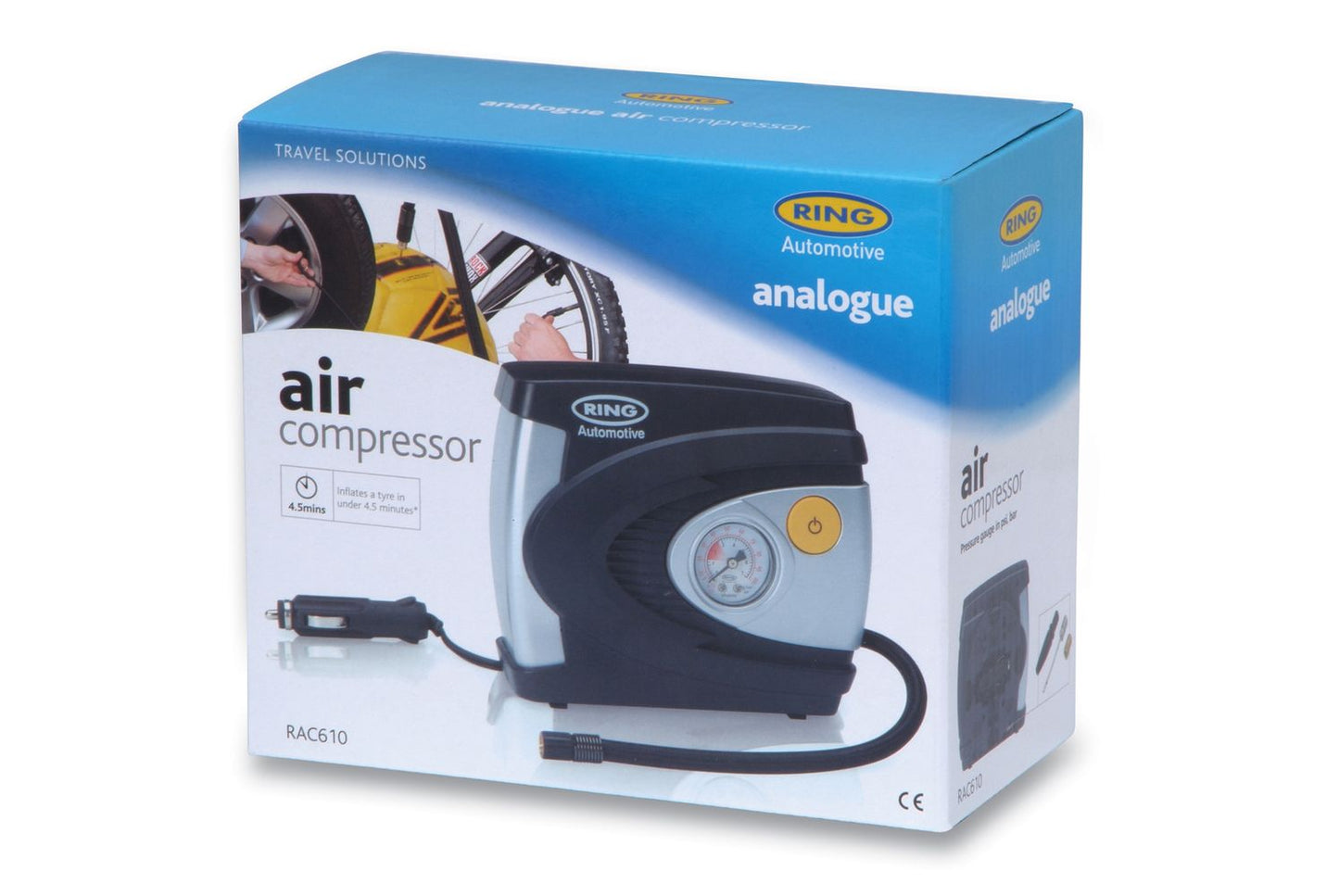 COMPRESSEUR D'AIR ANALOGIQUE 12V RING