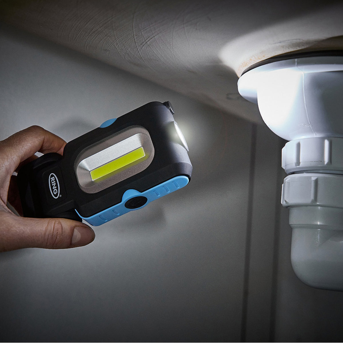 MINI LAMPE LED + TORCHE RING RECHARGEABLE RING