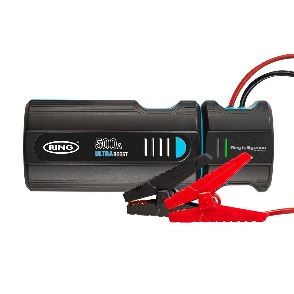 BOOSTER DEMARREUR 12V RECHARGEABLE LITHIUM ULTRABOOST 500A RING