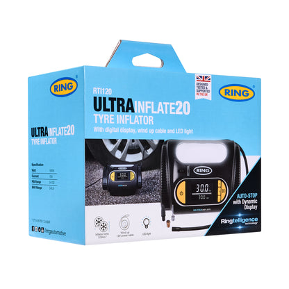 COMPRESSEUR D'AIR DIGITAL 12V RING