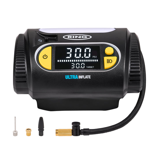 COMPRESSEUR D'AIR DIGITAL AUTOMATIQUE 12V RING