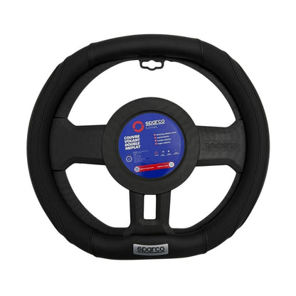 COUVRE VOLANT DOUBLE MEPLAT SPARCO NOIR