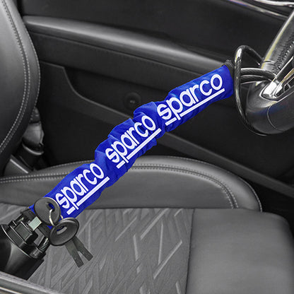 CABLE ANTIVOL SPARCO BLOQUE VOLANT VERS CEINTURE z
