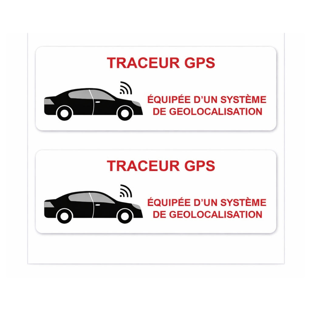 AUTOCOLLANT "TRACEUR GPS" X 2