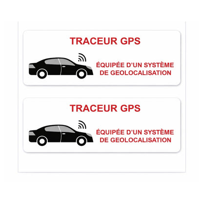 AUTOCOLLANT "TRACEUR GPS" X 2