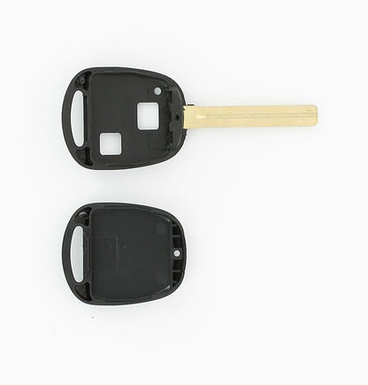 COQUE CLE ADAPTABLE TOYOTA 2 BOUTONS LAME FRAISEE FIXE