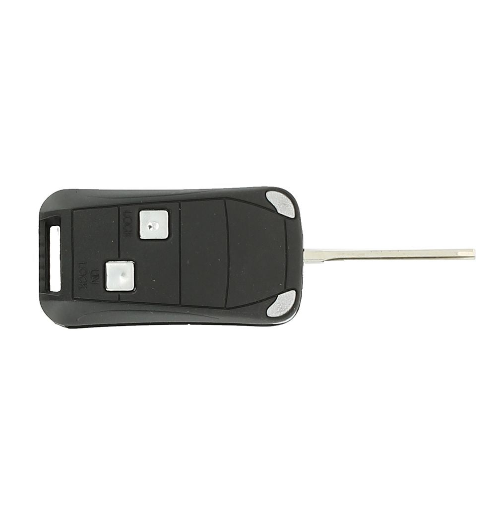 COQUE CLE ADAPTABLE TOYOTA 2 BOUTONS LAME CRANTEE RETRACTABLE