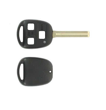 COQUE CLE ADAPTABLE TOYOTA 3 BOUTONS LAME FRAISEE FIXE
