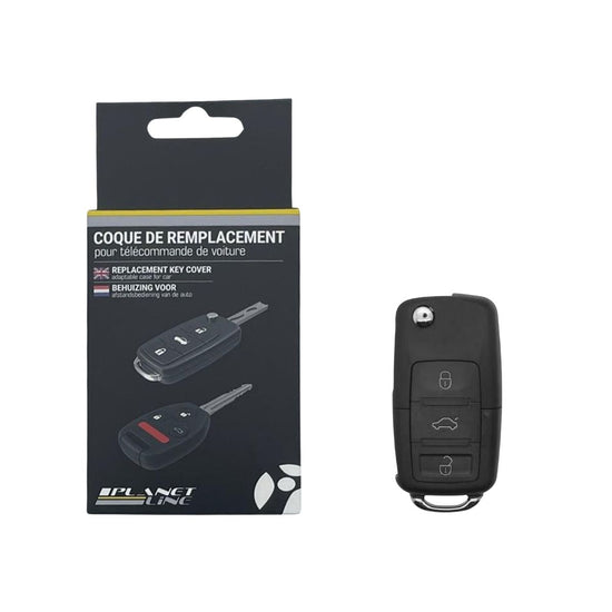 COQUE CLE ADAPTABLE POUR VAG 3 BOUTONS LAME FRAISEE KEYSKAR