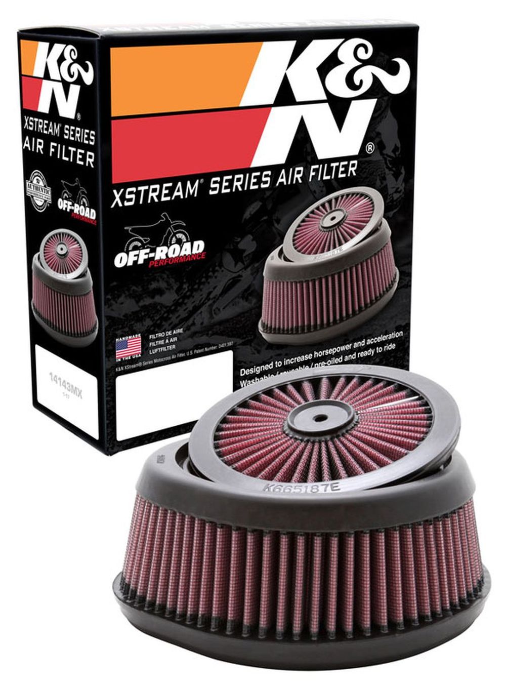 FILTRE A AIR DE REMPLACEMENT YA-2506XD K&N