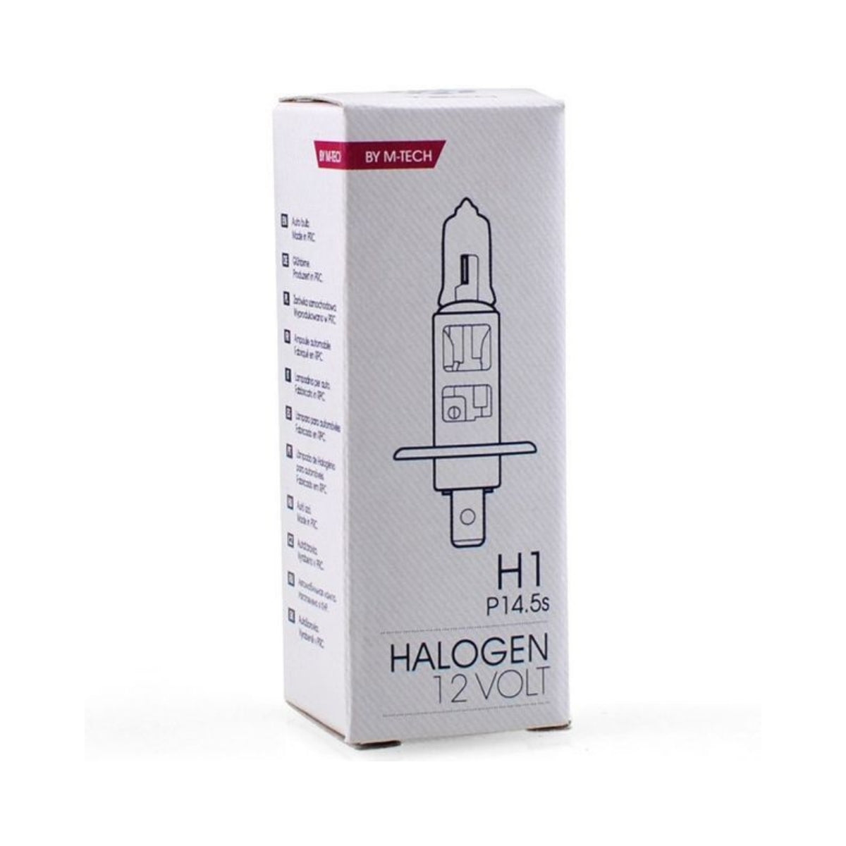 AMPOULE HALOGENE H1 P14.5S 12V 55W (BOITE) X1 MTECH