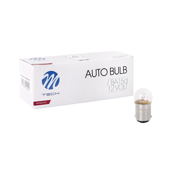AMPOULE HALOGENE BA15d 12V 10W (BOITE DE 10) MTECH