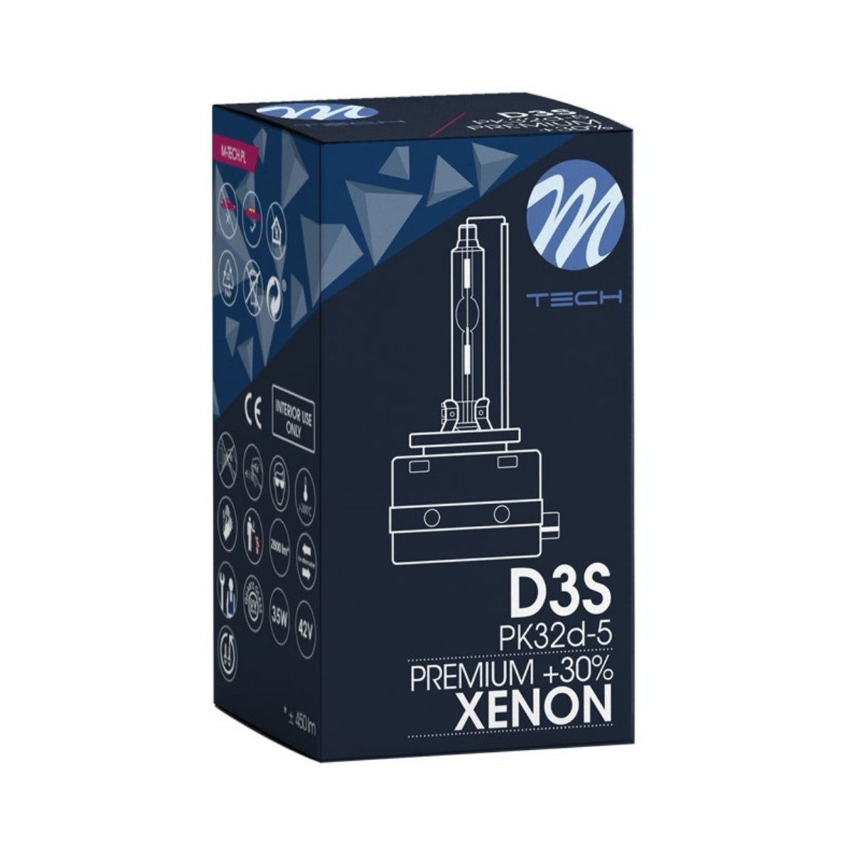 1 AMPOULE D3S 6000K 35W +30% (BOITE)