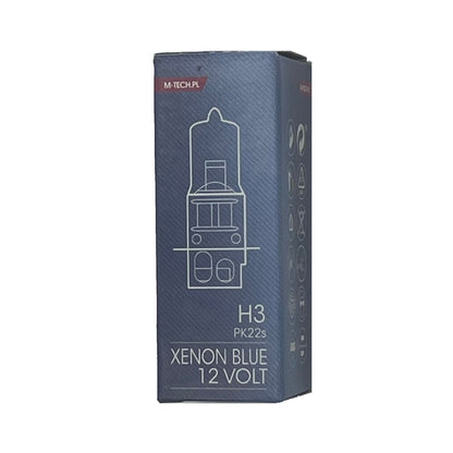 1 AMPOULE XENON BLUE H3 12V 55W PK22S MTECH