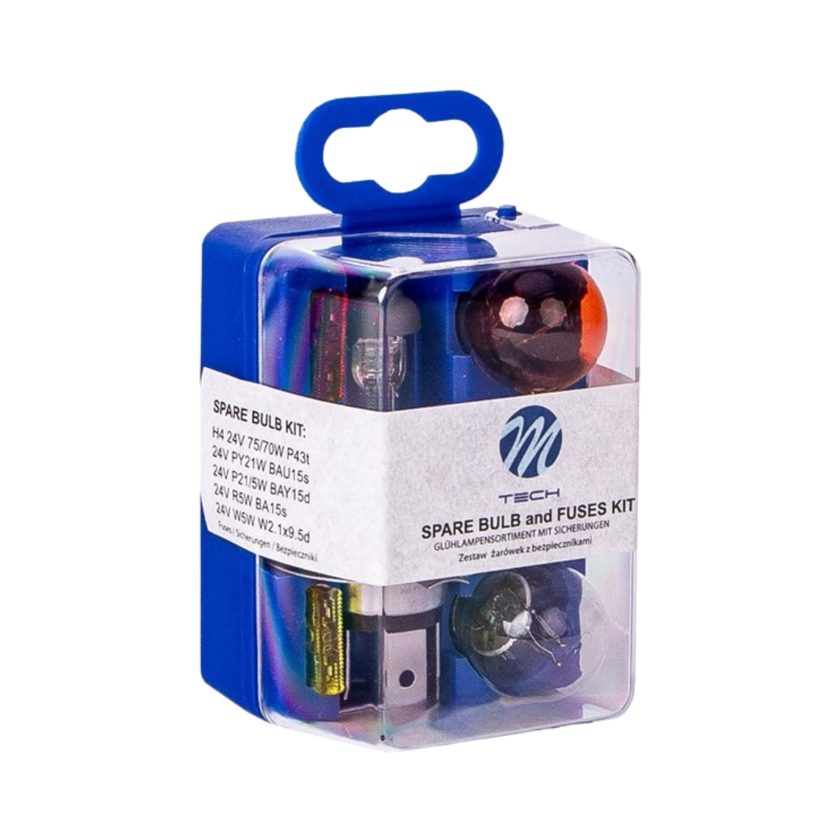 COFFRET D'AMPOULES DE SECOURS H4 24V MTECH