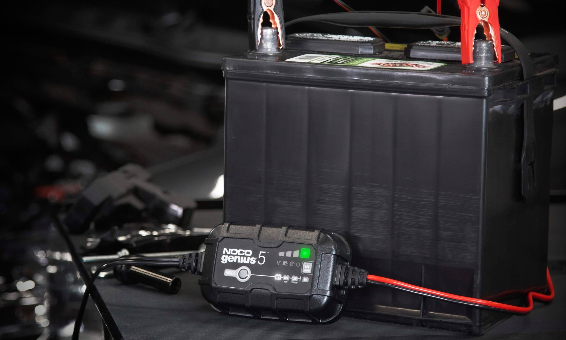 CHARGEUR BATTERIE NOCO GENIUS5 - 5A 120AH 75W