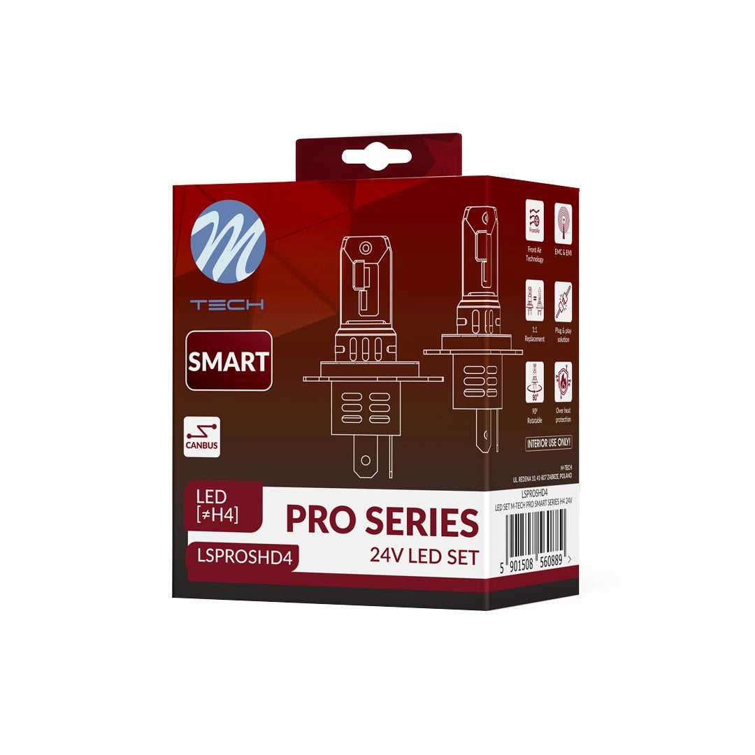 2 AMPOULES LED H4 46W 24V 6000K 4800LM MAX PLUG AND PLAY