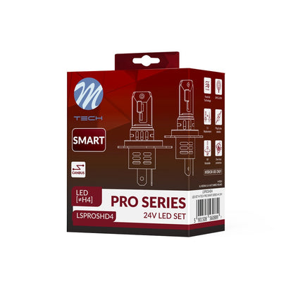 2 AMPOULES LED H4 46W 24V 6000K 4800LM MAX PLUG AND PLAY