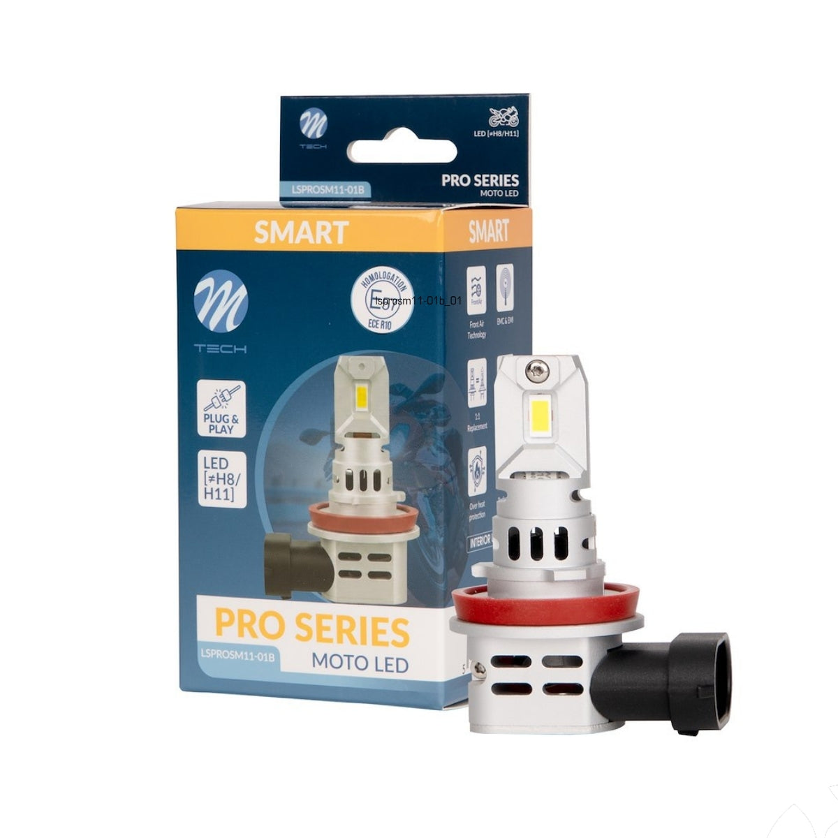 Ampoule LED M-TECH H11 12 V 23 W 6000 K, 2300 lm | LSPROSM11-01B