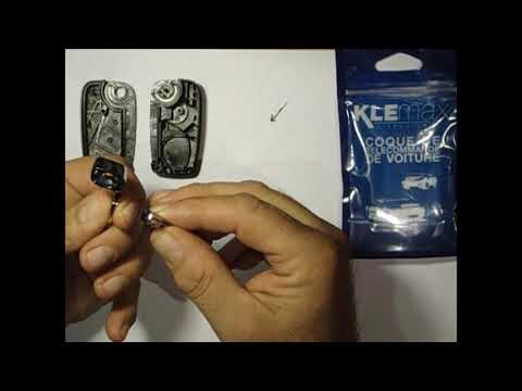 COQUE CLE ADAPTABLE POUR OPEL 2 BOUTONS LAME FRAISEE KEYSKAR