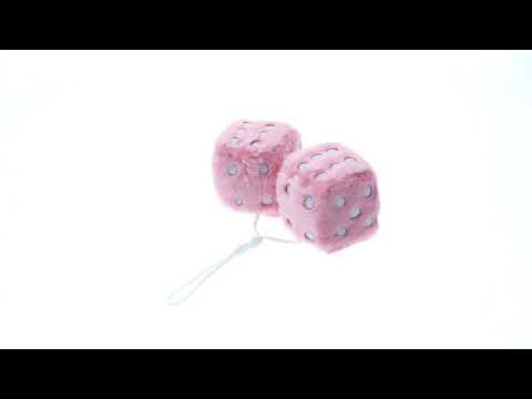 DES EN PELUCHE ROSE X 2