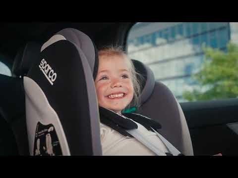 SIEGE ENFANT ROTATIF 360° SPARCO ISIZE 40-150CM ECE R129/03 ISOFIX z