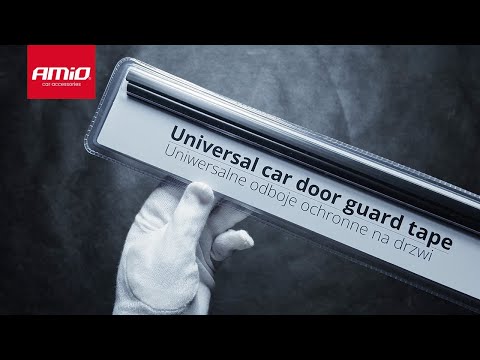 BANDES PROTECTION PORTIERE NOIRES EN U 2X650MM AMIO