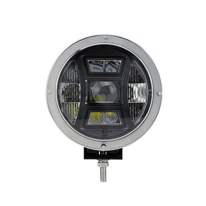 PROJECTEUR LONGUE PORTEE LED CREE ROND   70W, 2GEN., CHROME, 220mm