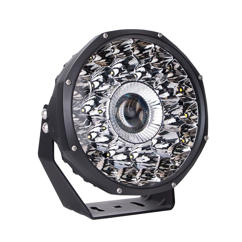 PROJECTEUR LASER LONGUE DISTANCE (UNITE) 28XHP LED + 1X30W LED LASER BLANC 12-24v
