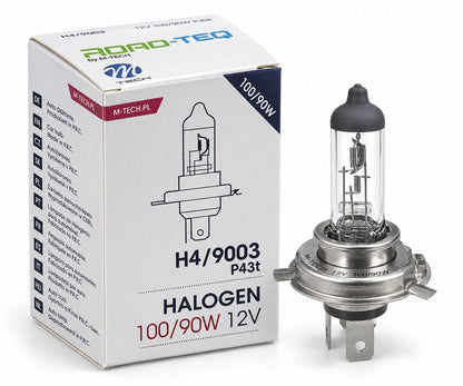 AMPOULE HALOGENE H4 12V 100/90W P43T (BOITE) MTECH