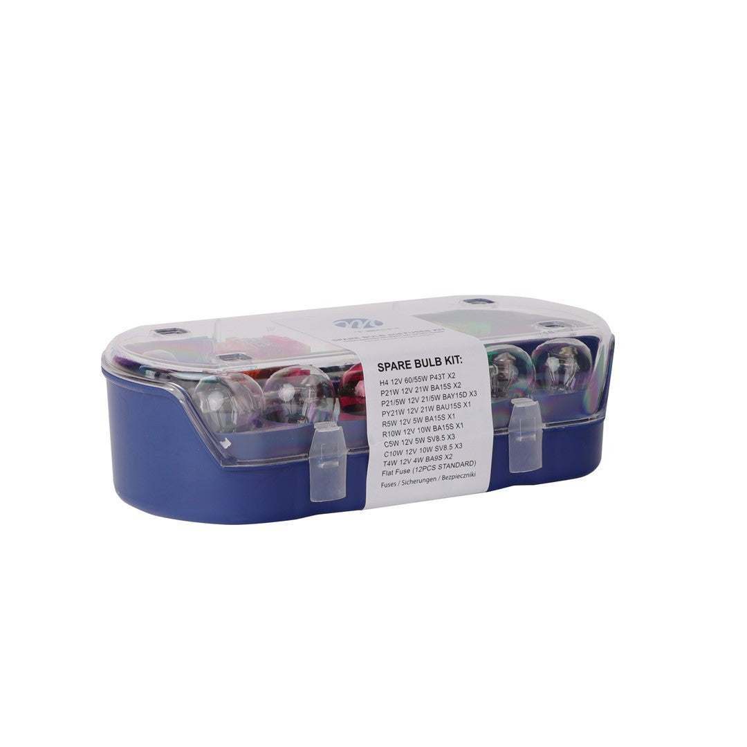 MAXI COFFRET D'AMPOULES DE SECOURS 30PCS 2 X H4 12V MTECH