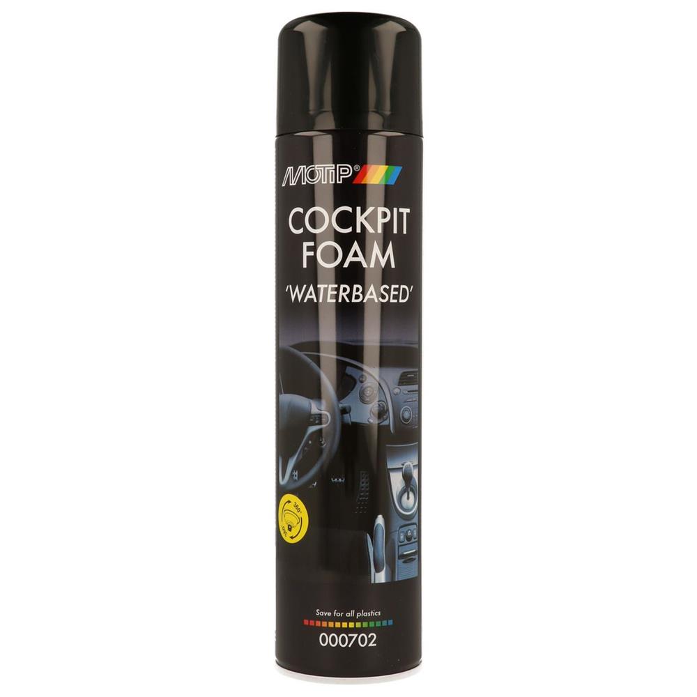 NETTOYANT TABLEAU DE BORD MOUSSE AEROSOL 600ML MOTIP