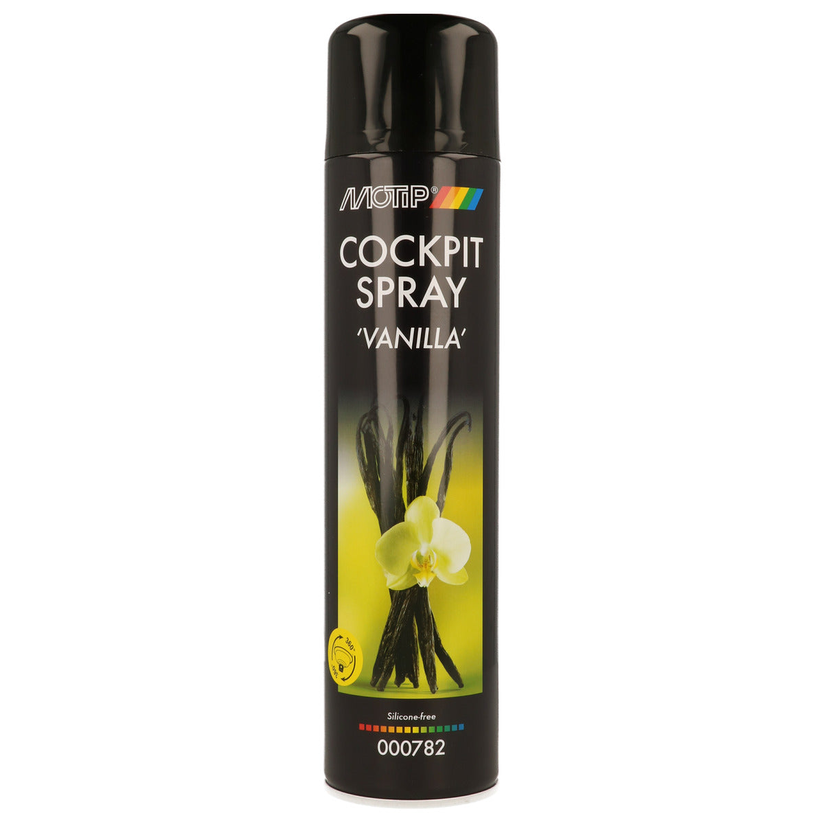 NETTOYANT PLASTIQUE VANILLE AEROSOL 600ML MOTIP