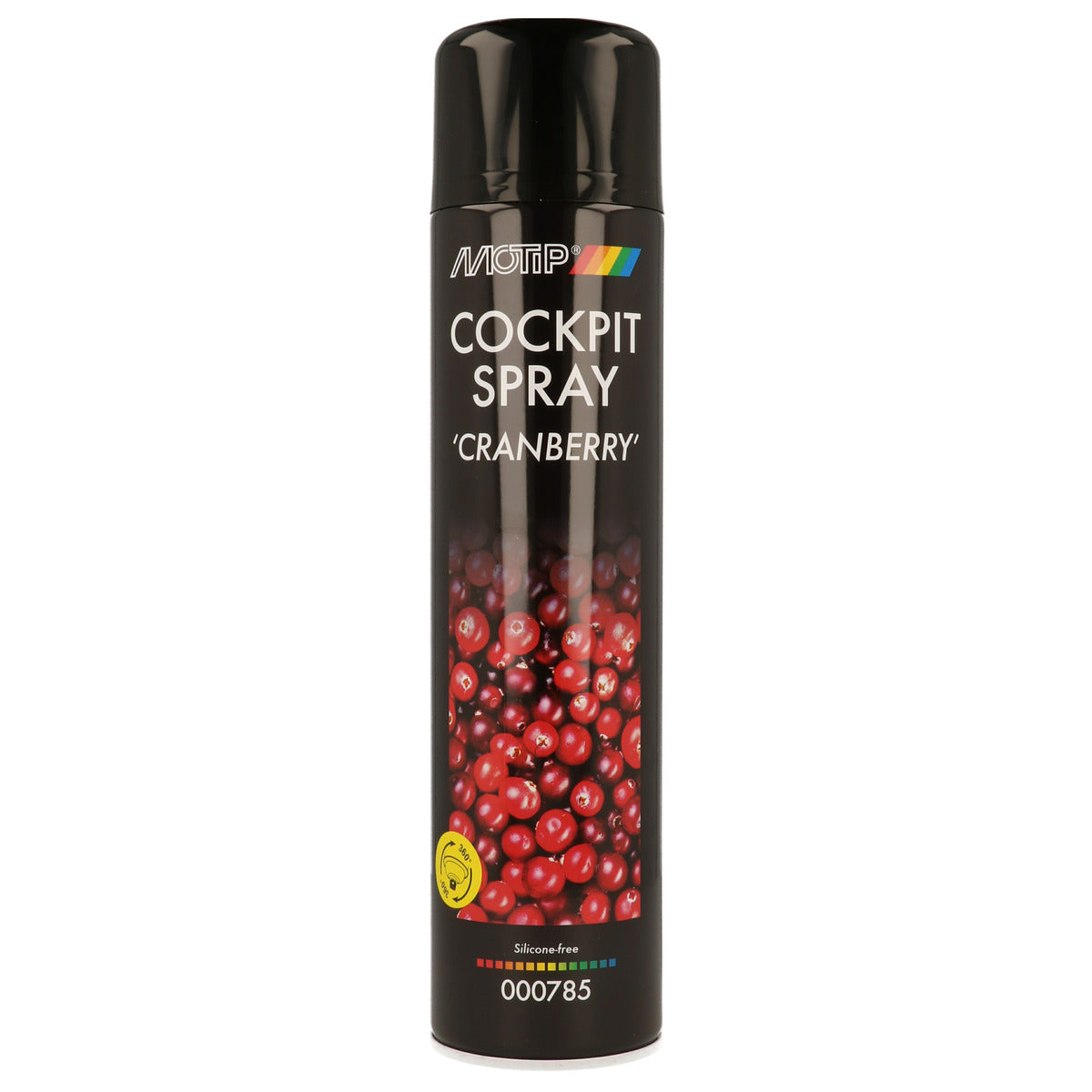 NETTOYANT PLASTIQUE CRANBERRY AEROSOL 600ML MOTIP