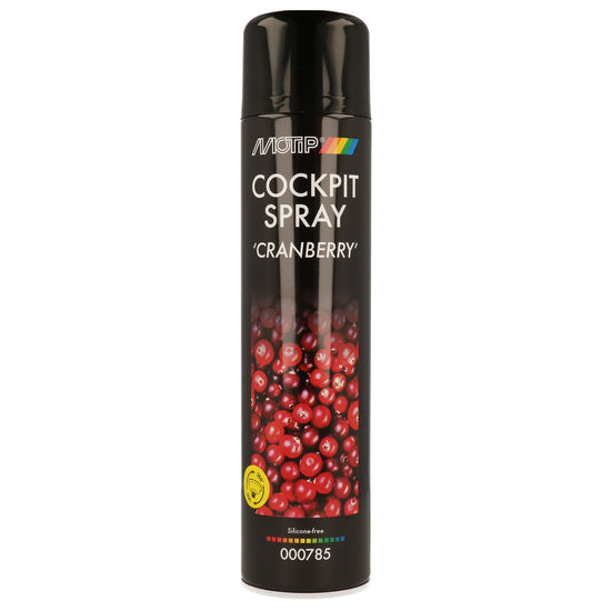 NETTOYANT PLASTIQUE CRANBERRY AEROSOL 600ML MOTIP