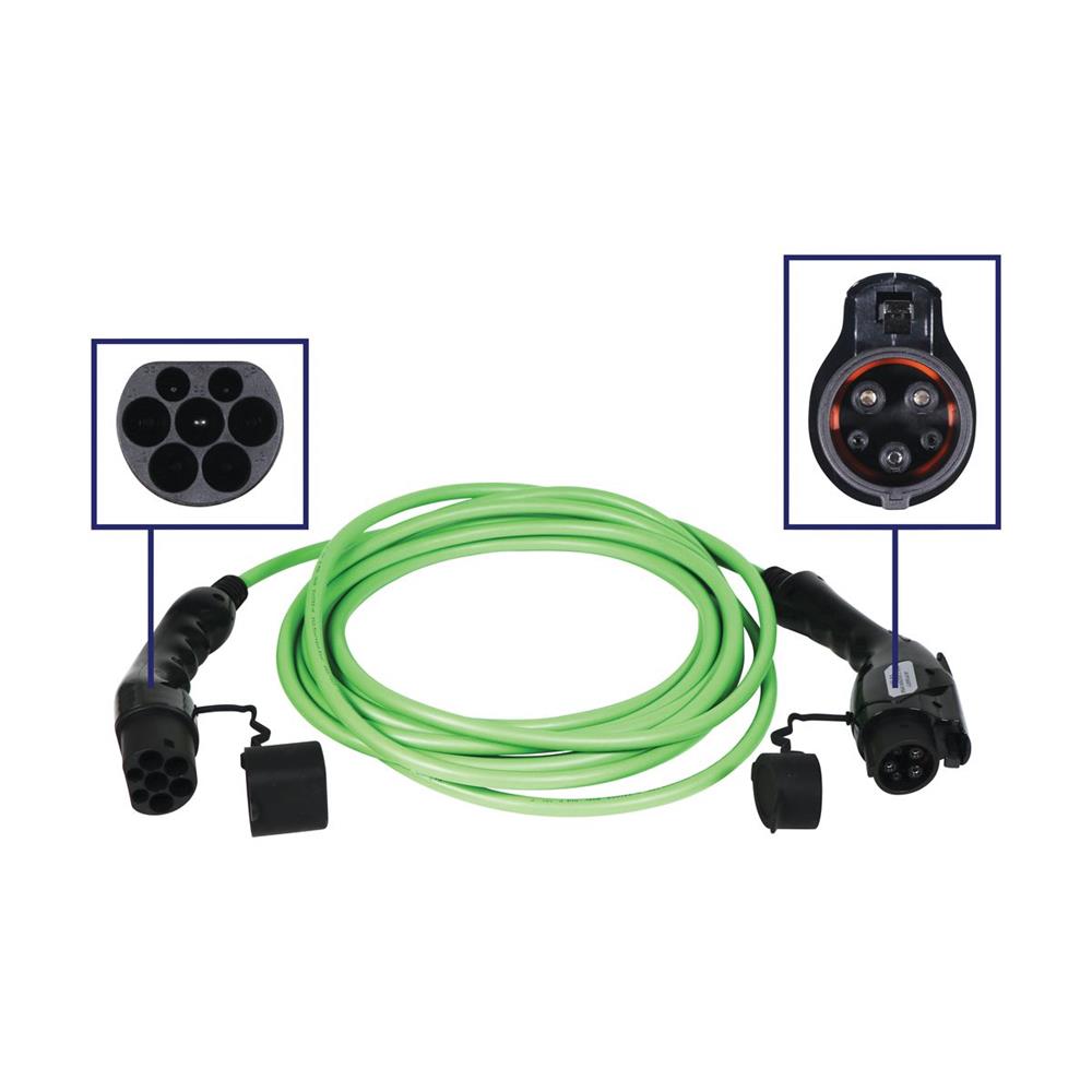 CABLE CHARGE VEHICULE ELECTRIQUE 16A MONOPHASE T1 >T2 A1P16AT1 N°1 BLAUPUNKT