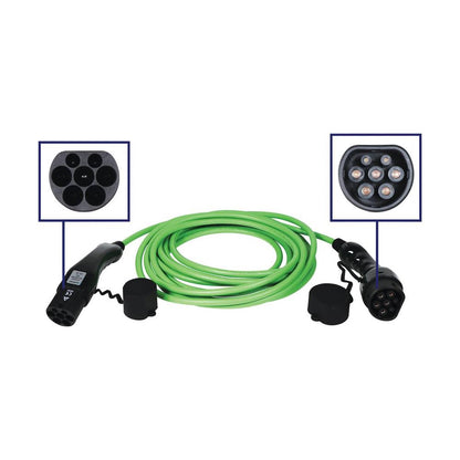 CABLE CHARGE VEHICULE ELECTRIQUE 16A MONOPHASE T2 >T2 A1P16AT2 N°3 BLAUPUNKT