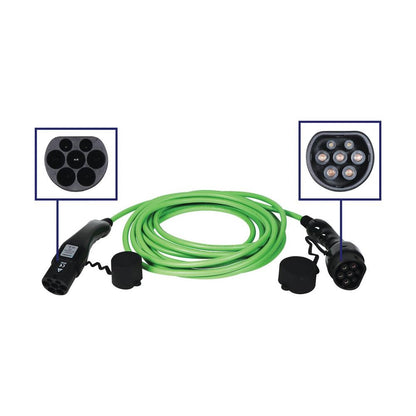 CABLE CHARGE VEHICULE ELECTRIQUE 32A MONOPHASE T2 >T2 A1P32AT2 N°5 BLAUPUNKT