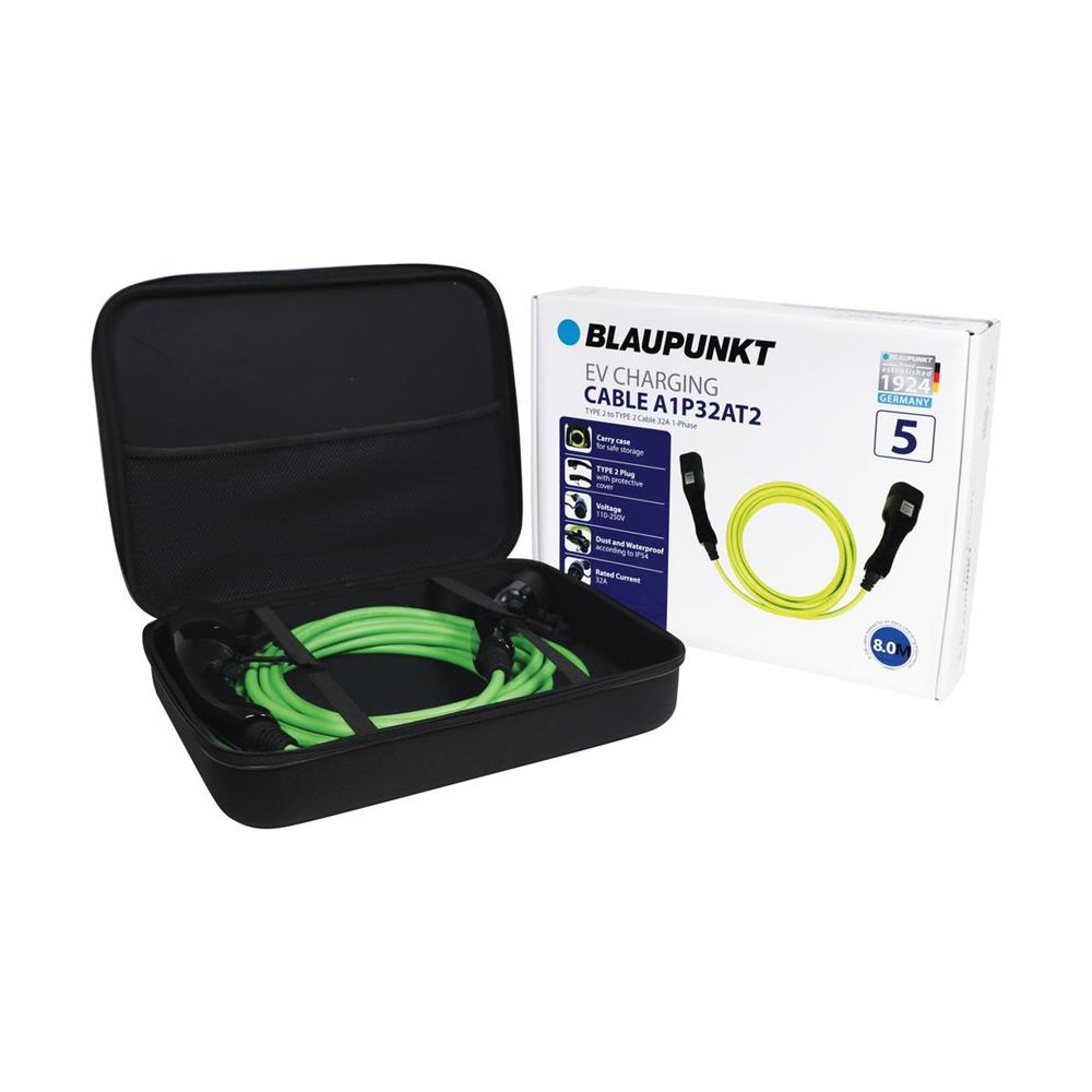 CABLE CHARGE VEHICULE ELECTRIQUE 32A MONOPHASE T2 >T2 A1P32AT2 N°5 BLAUPUNKT