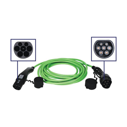 CABLE CHARGE VEHICULE ELECTRIQUE 16A TRIPHASE T2 >T2 A3P16AT2 N°4 BLAUPUNKT