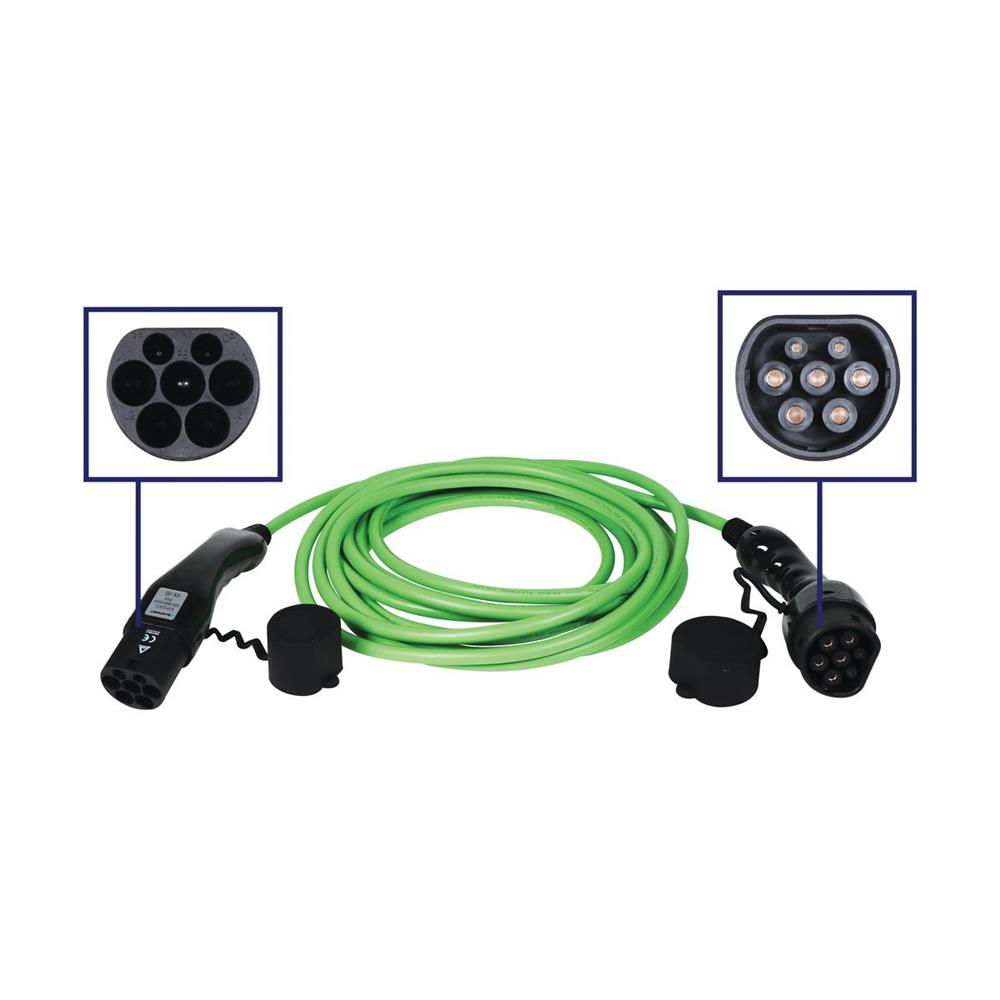 CABLE CHARGE VEHICULE ELECTRIQUE 16A MONOPHASE T2 >T2 B1P16AT2 N°11 BLAUPUNKT