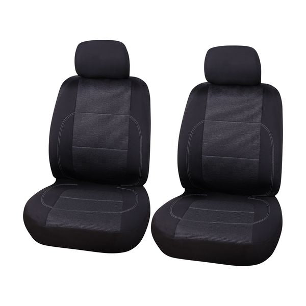 JEU DE HOUSSES PARIS 4 PCS NOIR/GRIS