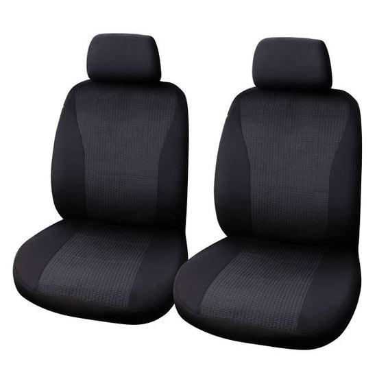 JEU DE HOUSSES VIENNA 4 PCS NOIR/GRIS