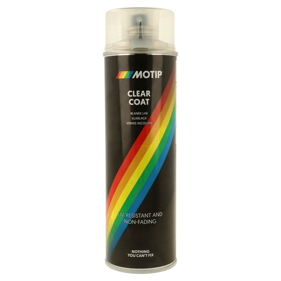 VERNIS TRANSPARENT BRILLANT AEROSOL 500ML MOTIP