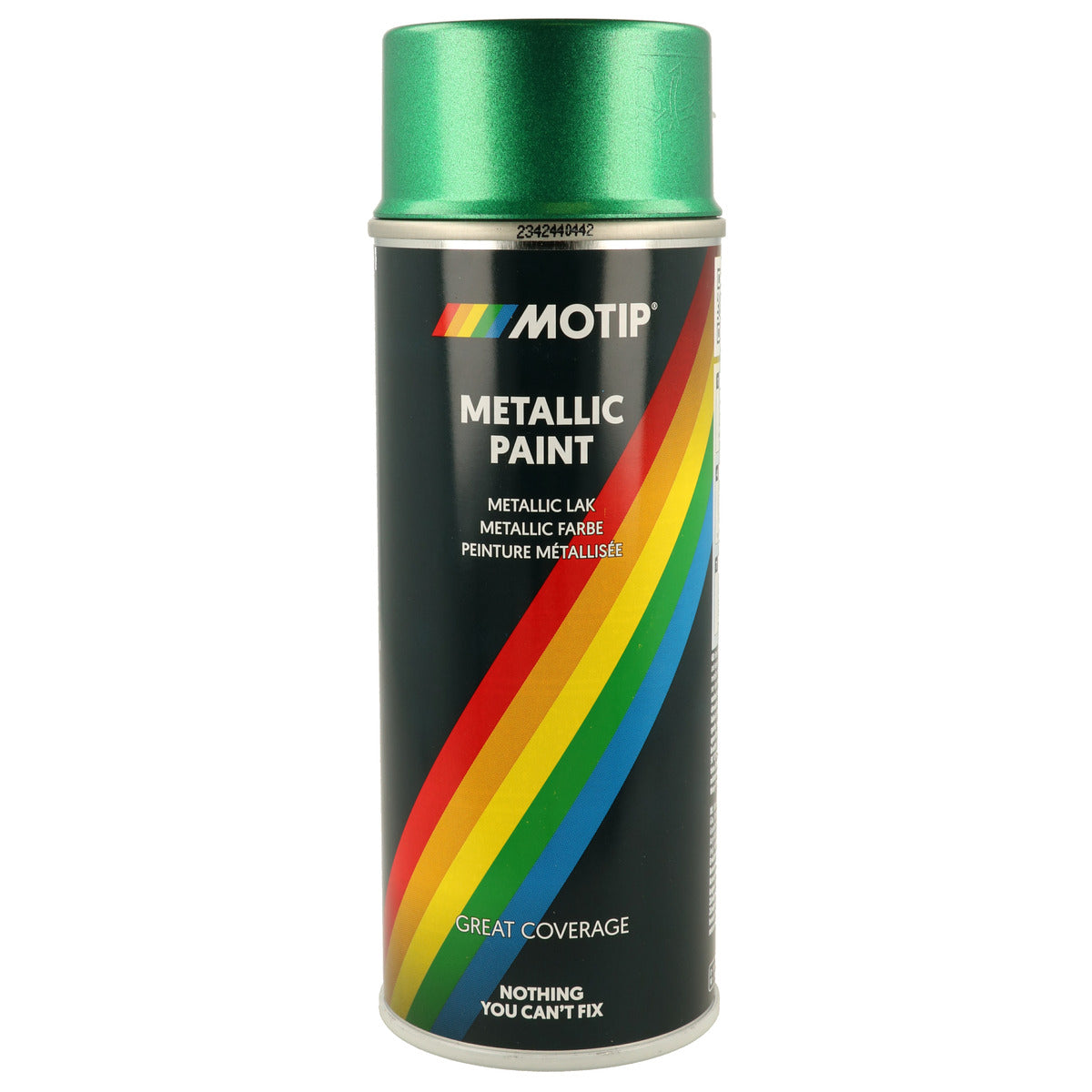PEINTURE VERTE METALLISE AEROSOL 400ML MOTIP