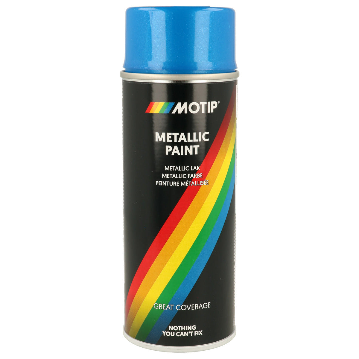 PEINTURE BLEUE METALLISE AEROSOL 400ML MOTIP